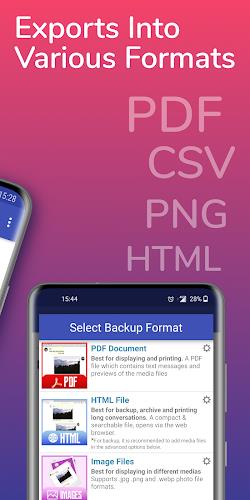 SMS Backup, Print & Restore Скриншот 3