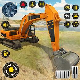 Heavy Excavator Simulator PRO Ekran Görüntüsü 1