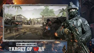 Gun and Shooting: Target war Ảnh chụp màn hình 3