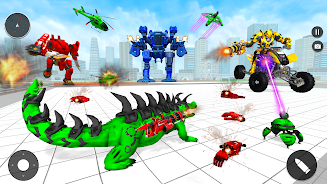 Schermata Animal Crocodile Robot Games 3