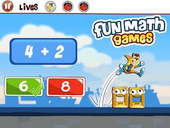 Math Games for kids: addition ภาพหน้าจอ 1