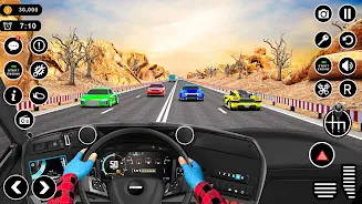 Highway Car Racing Offline应用截图第4张