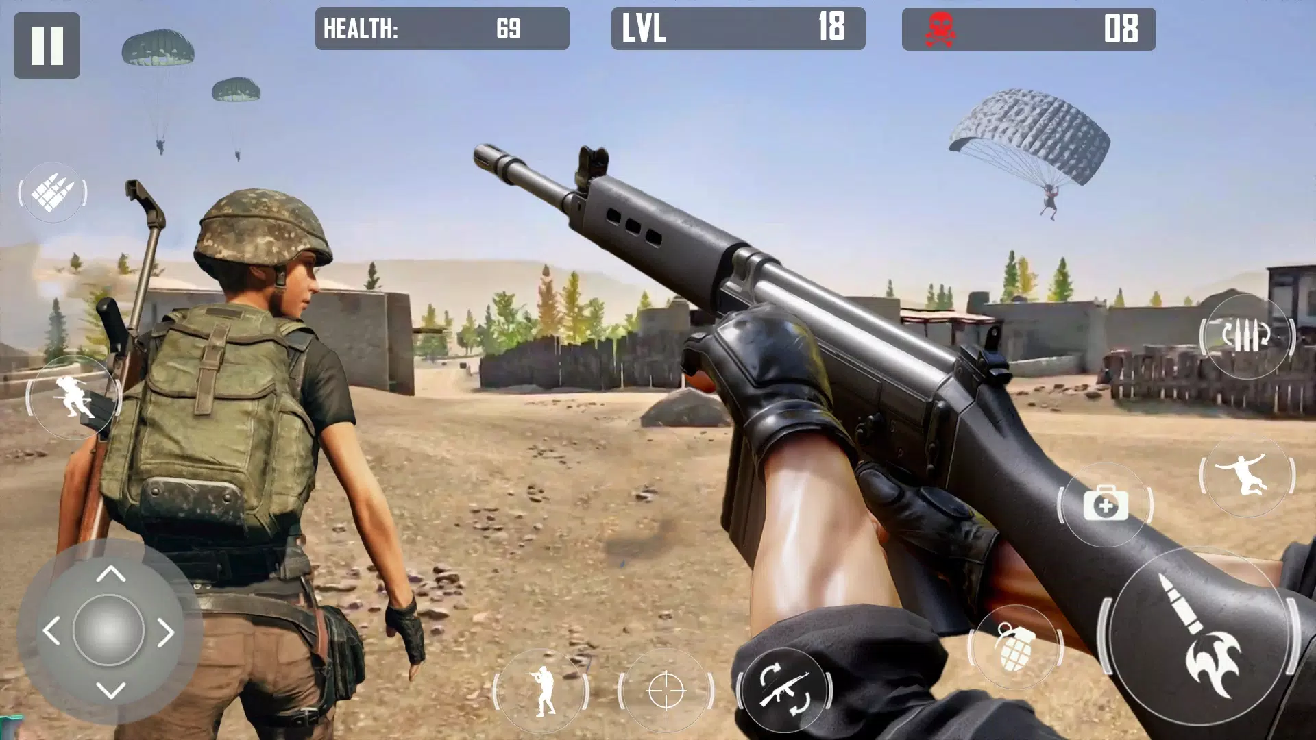 Squad Fire Gun Games - Battleg Screenshot 3