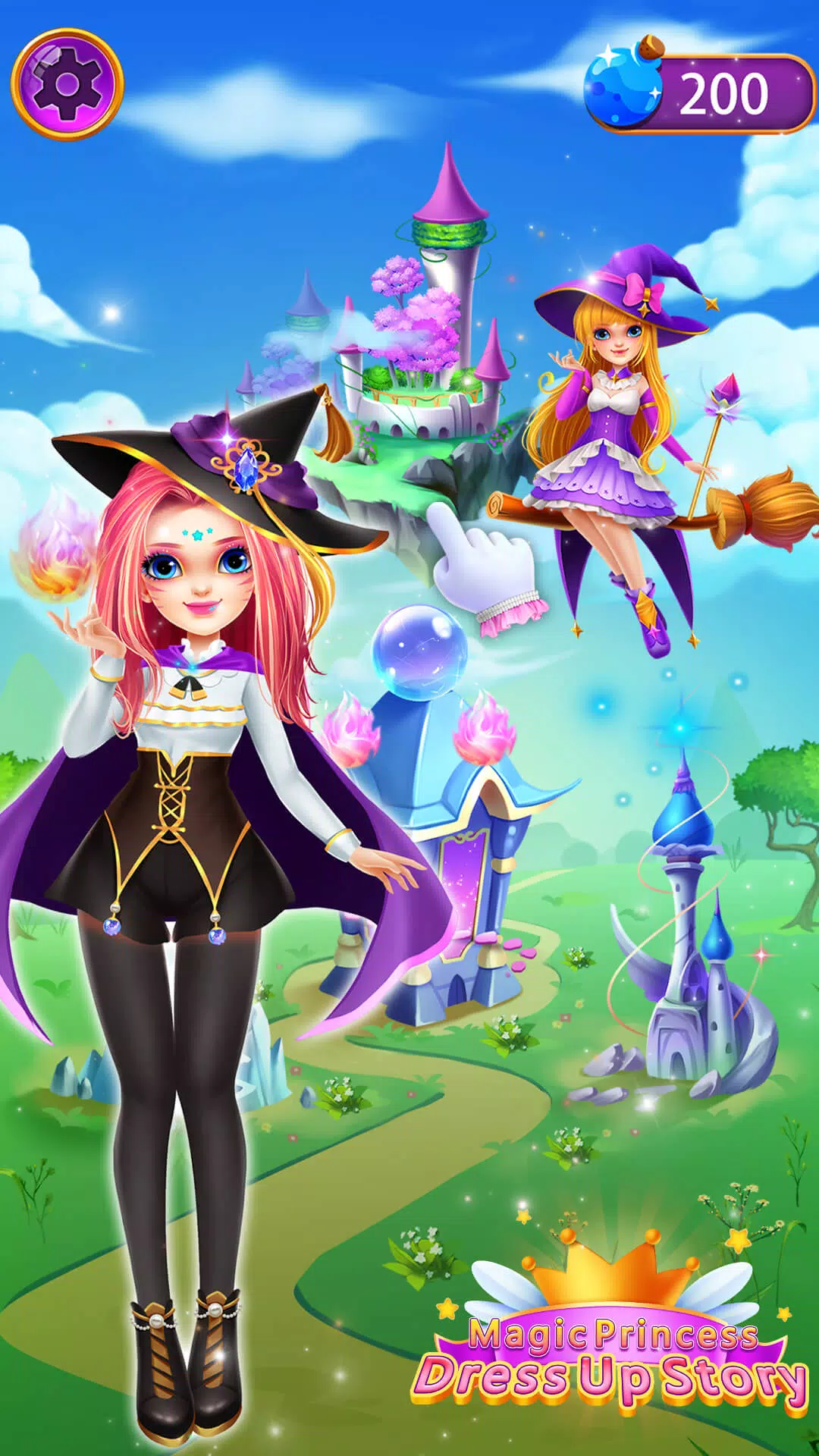 Magic Princess Dress Up Story Captura de pantalla 1