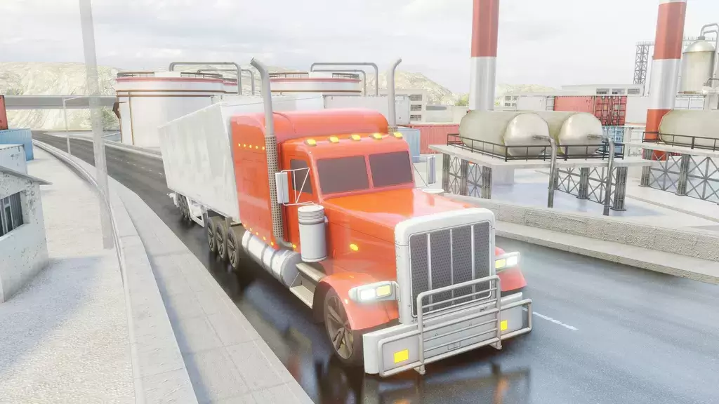 Usa Truck Simulator Car Games 스크린샷 3