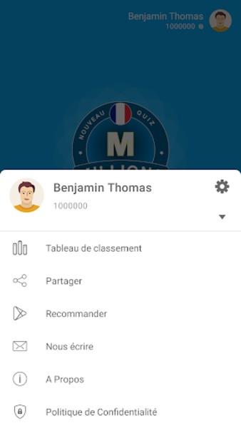 Schermata Millions Quiz - Français 1