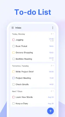 TickTick:To Do List & Calendar स्क्रीनशॉट 1