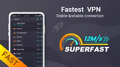 Touch VPN - Fast Wifi Security Capture d'écran 4