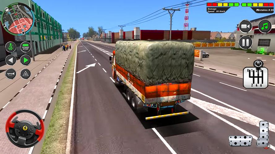 Indian Heavy Truck Delivery 3D Ekran Görüntüsü 2