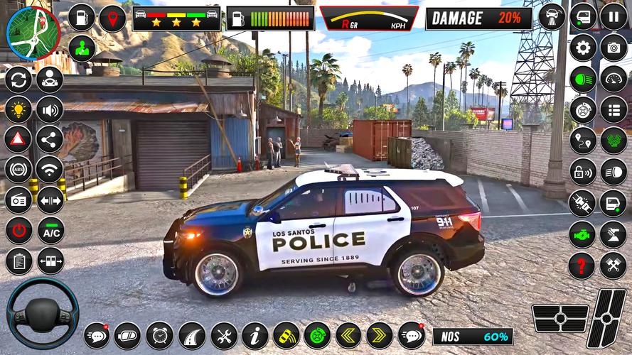 City Police Cop Car Driving 3D Screenshot 2