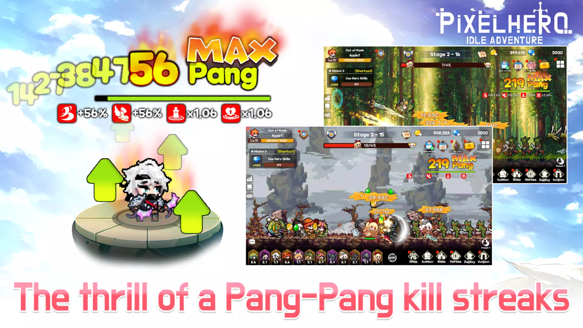 Pixel Heroes Idle Captura de pantalla 4