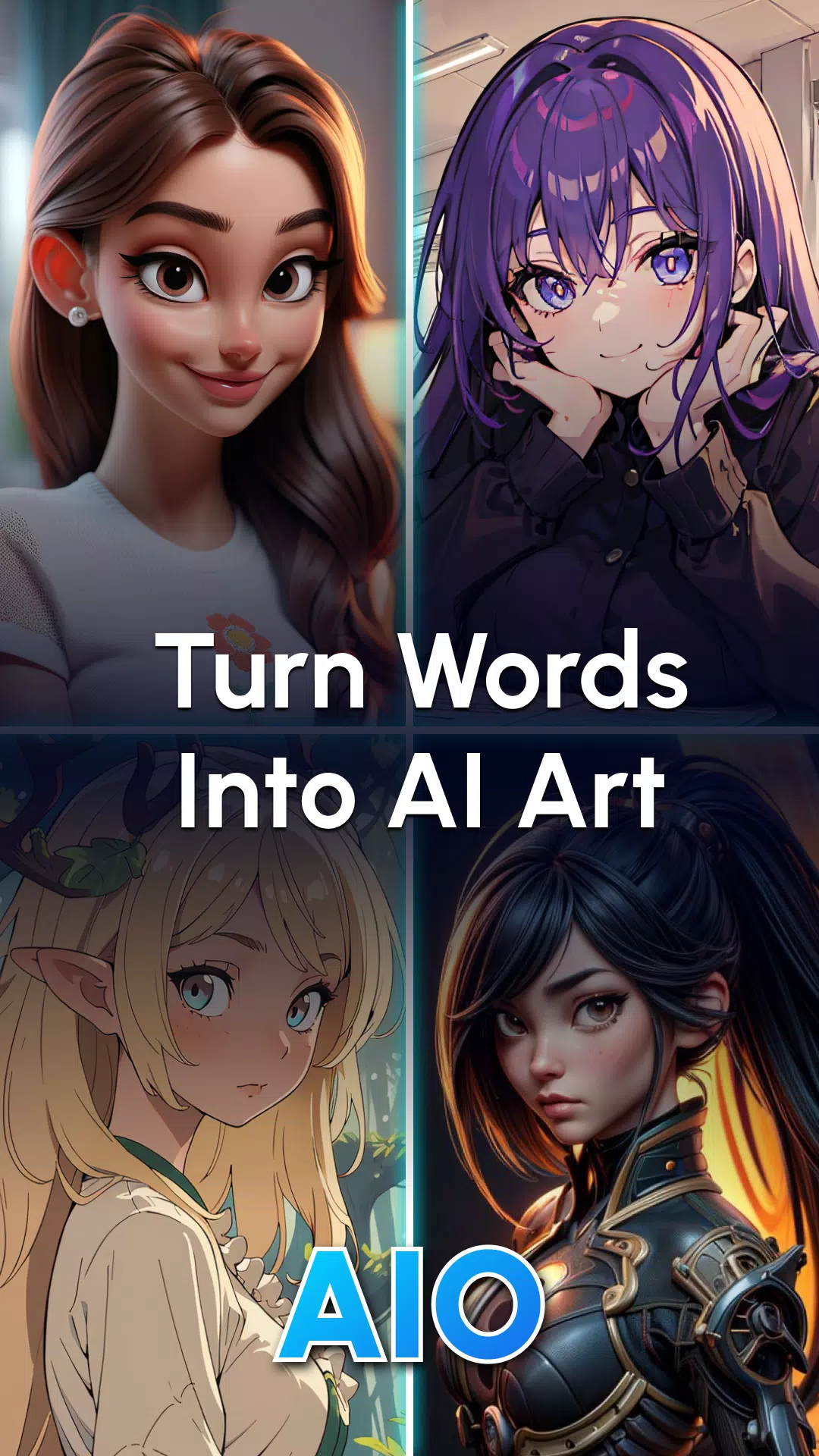AIO: AI Art & Photo Generator 스크린샷 1