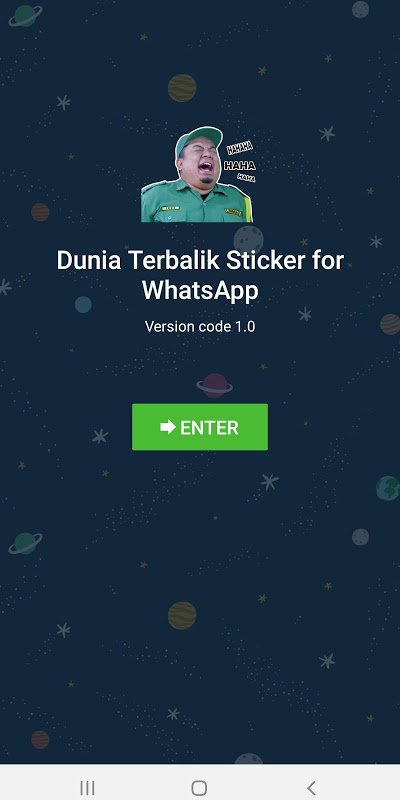 Dunia Terbalik WA Sticker Schermafbeelding 1