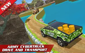 Offroad US Army Truck Driving スクリーンショット 1