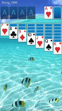 Solitaire: Ocean Blue Captura de pantalla 1