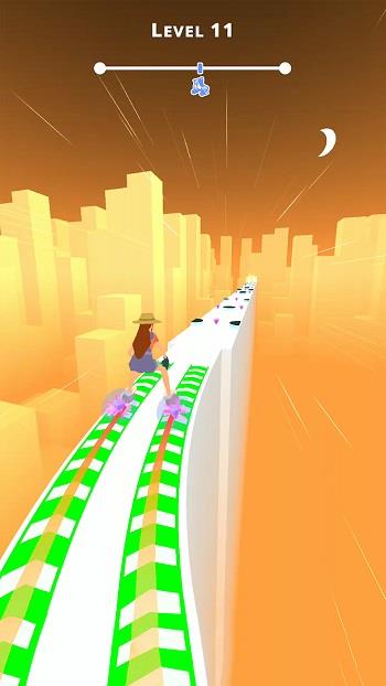 Sky Roller: Rainbow Skating Screenshot 1