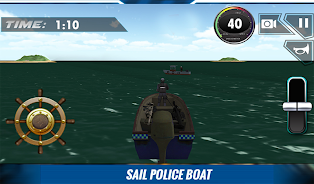 Police Boat Shooting Games 3D應用截圖第4張