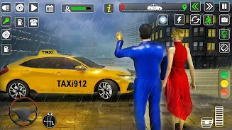 Taxi Driver Cab Car Driving 3D 스크린샷 2