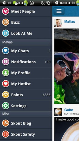 SKOUT ภาพหน้าจอ 2