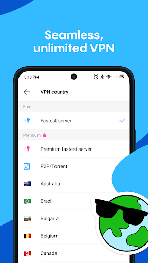 Aloha Browser + VPN privado Captura de tela 2