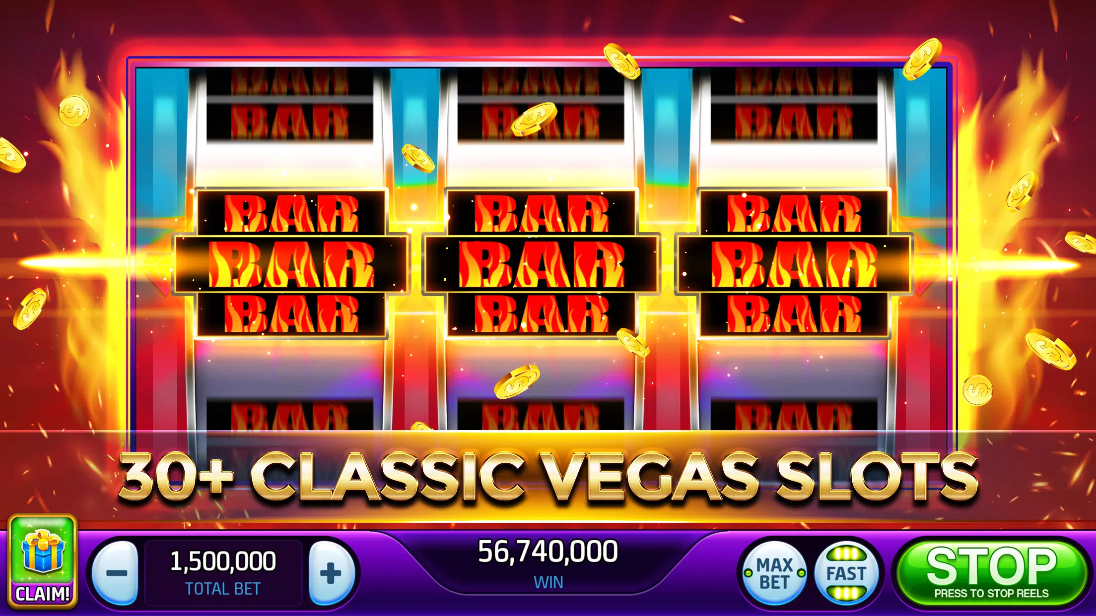 Vegas Classic Slots—777 Casino Скриншот 1