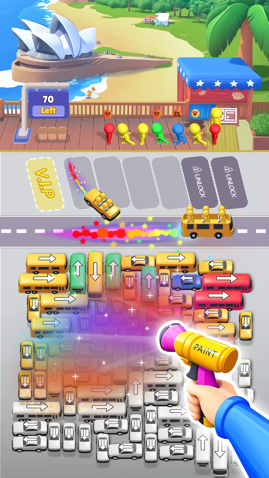 Bus Sort Jam: Parking Puzzle應用截圖第4張