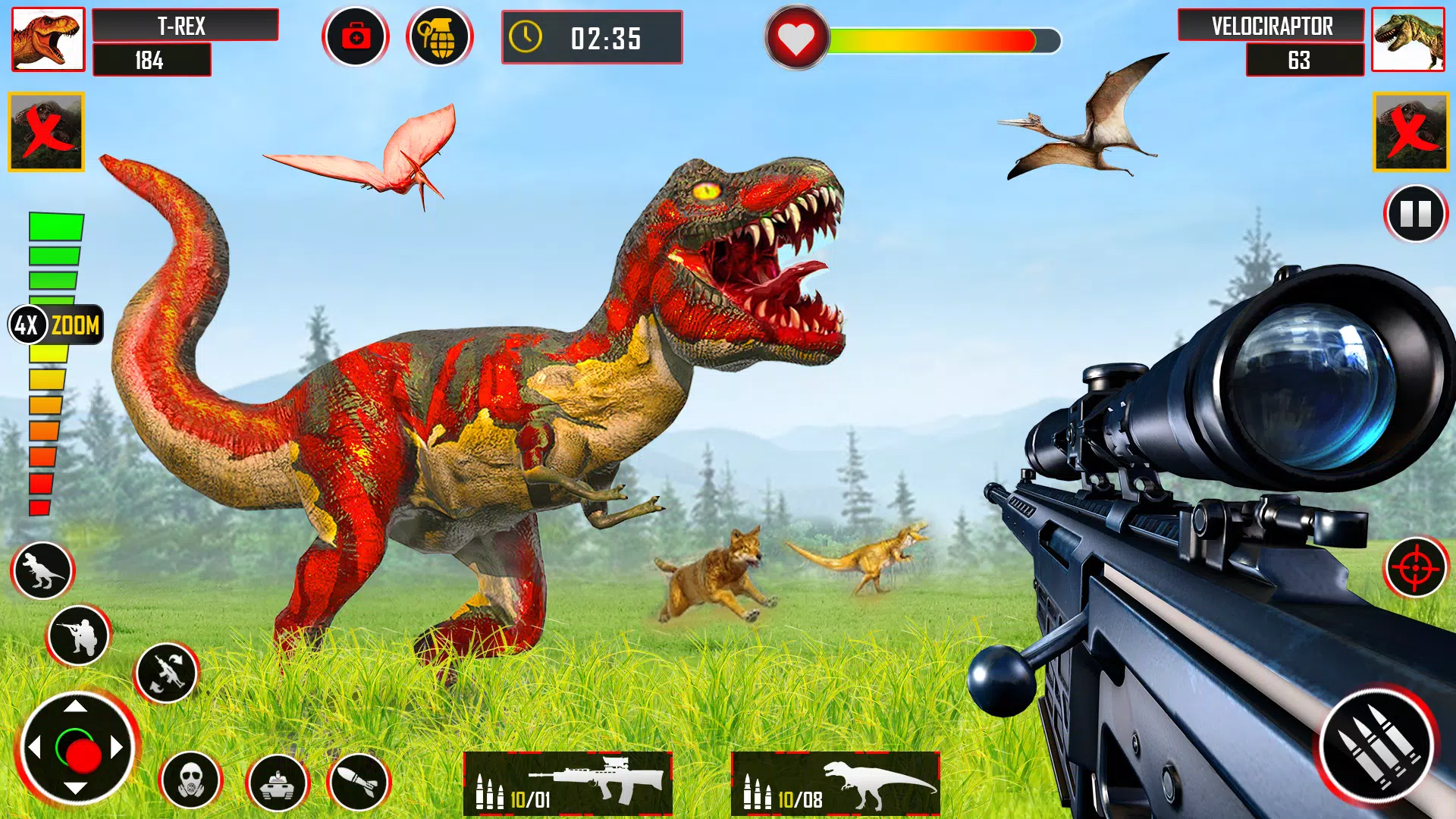 Schermata Wild Dino Hunting - Gun Games 2