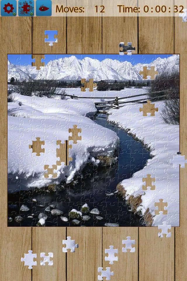 Snow Landscape Jigsaw Puzzles Ekran Görüntüsü 2