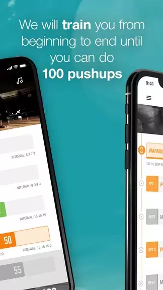 Schermata 0-100 Pushups Trainer 2