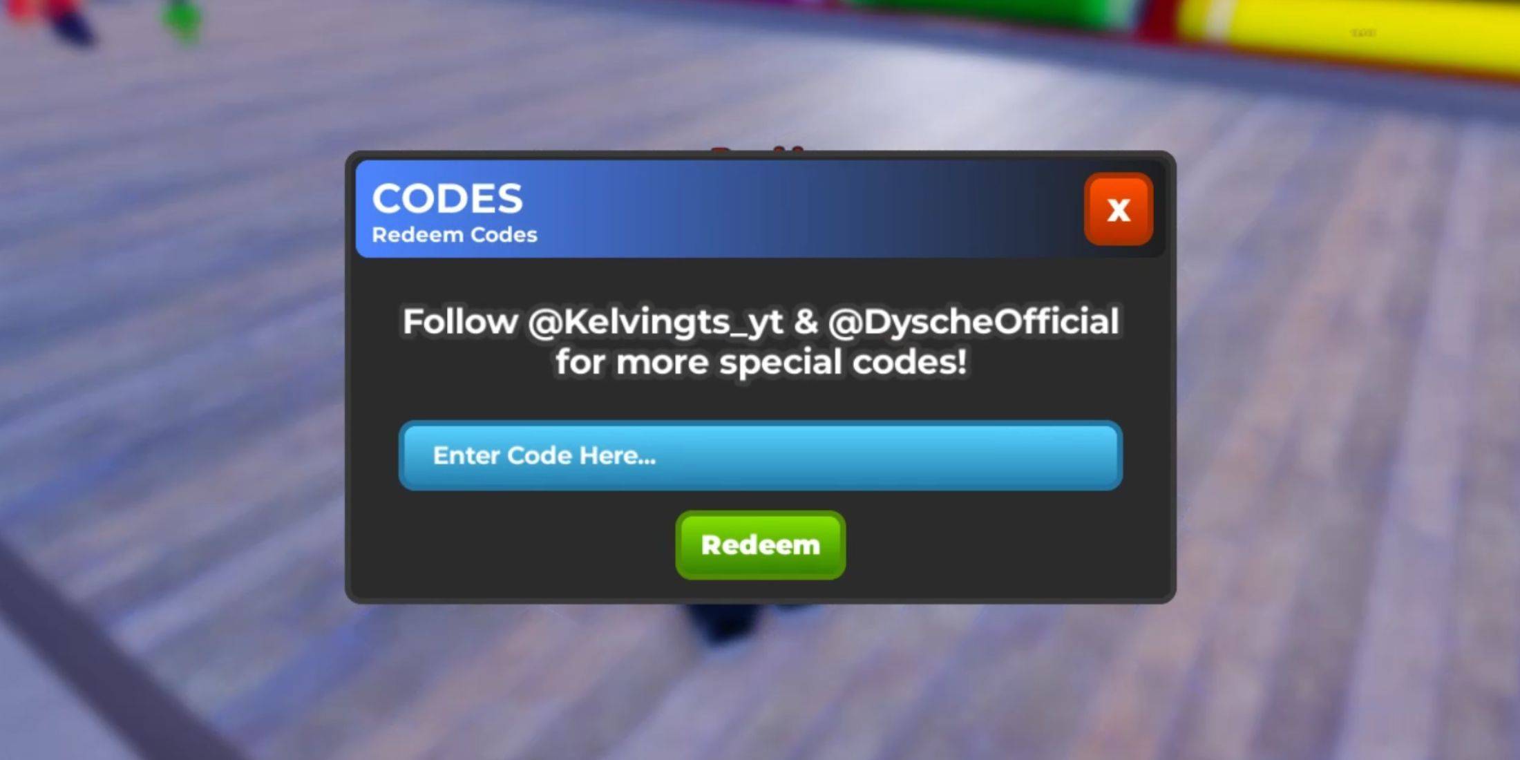 Redeeming Codes