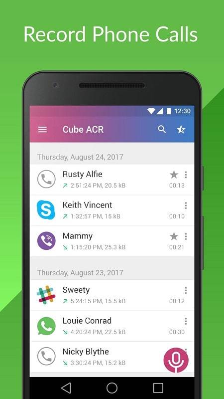 Call Recorder – Cube ACR ဖန်သားပြင်ဓာတ်ပုံ 3