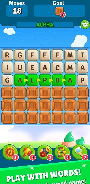 Alpha Betty Scape - Word Game Скриншот 2