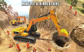 Road Builder Construction 2018 Tangkapan skrin 1