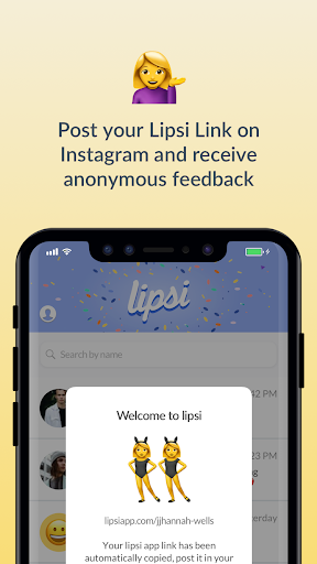 Lipsi - Anonymous messaging Zrzut ekranu 3