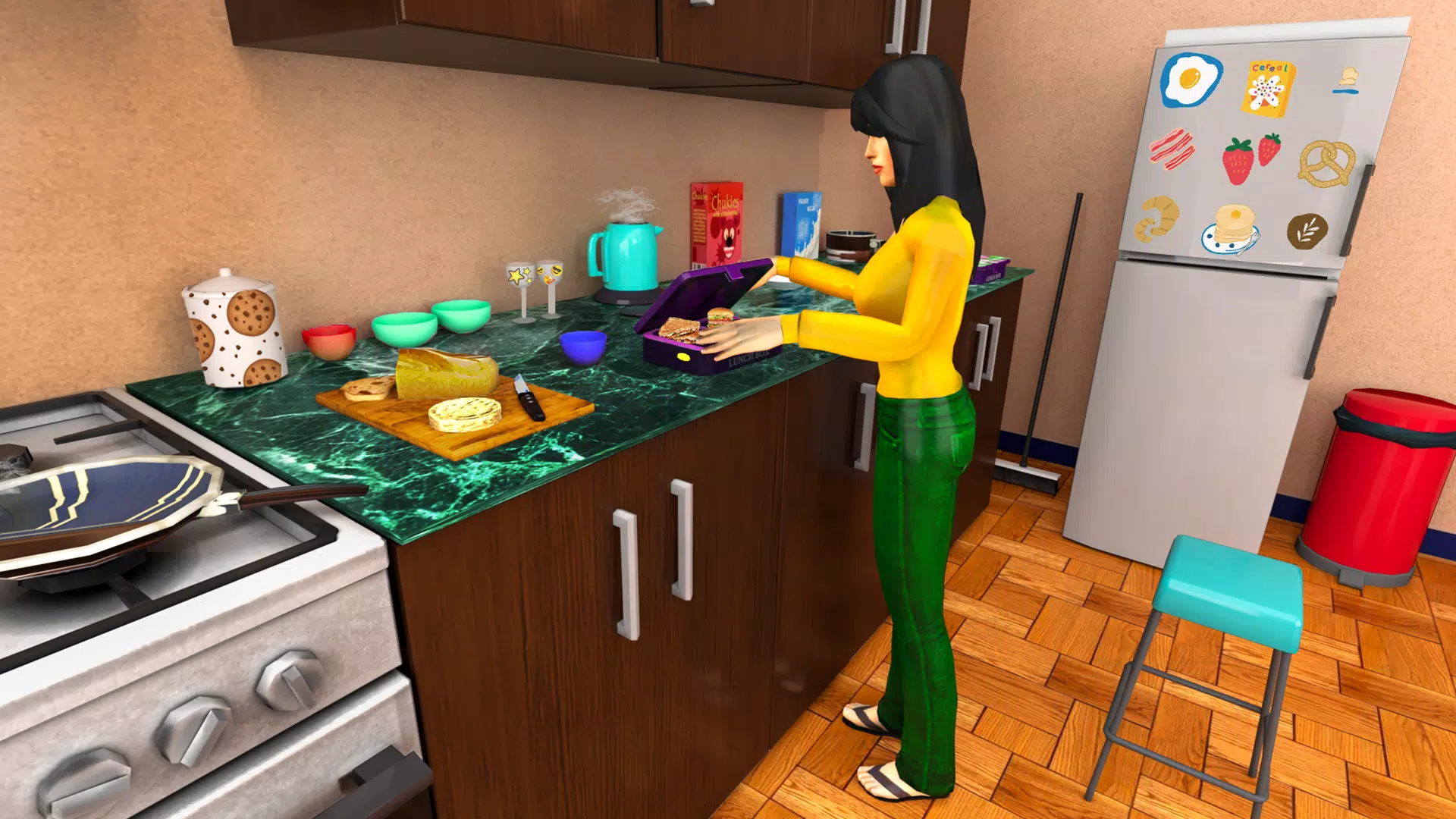 Virtual Mother Single Mom Sim Captura de pantalla 2