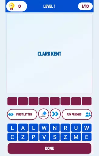 Superhero Identity Word Quiz স্ক্রিনশট 1