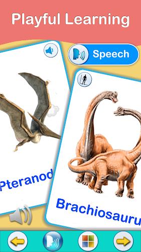 Dinosaurs Cards Games ဖန်သားပြင်ဓာတ်ပုံ 1