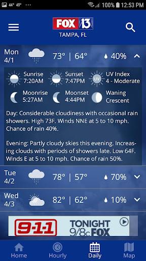 FOX 13 Tampa: SkyTower Weather स्क्रीनशॉट 3