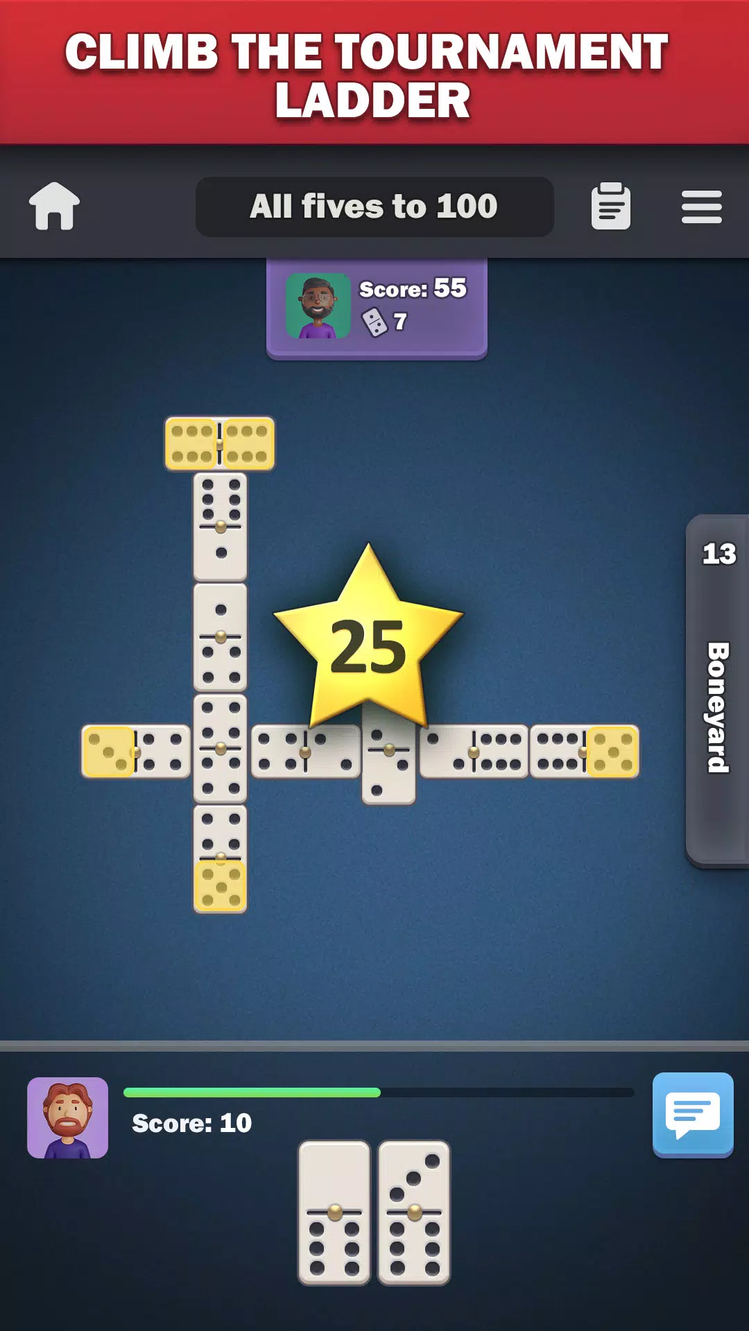 Dominoes online - play Domino! ภาพหน้าจอ 3