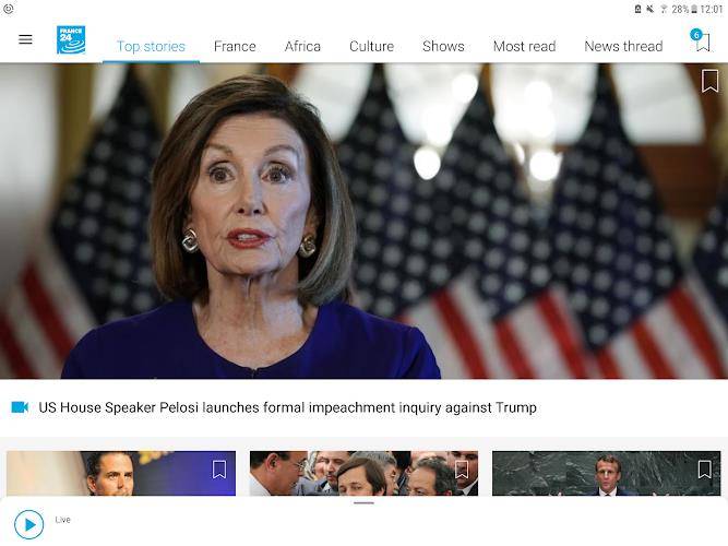 FRANCE 24 - Info et actualités應用截圖第4張