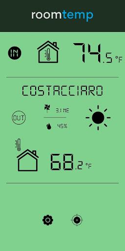 Room thermometer - Room Temp ဖန်သားပြင်ဓာတ်ပုံ 1