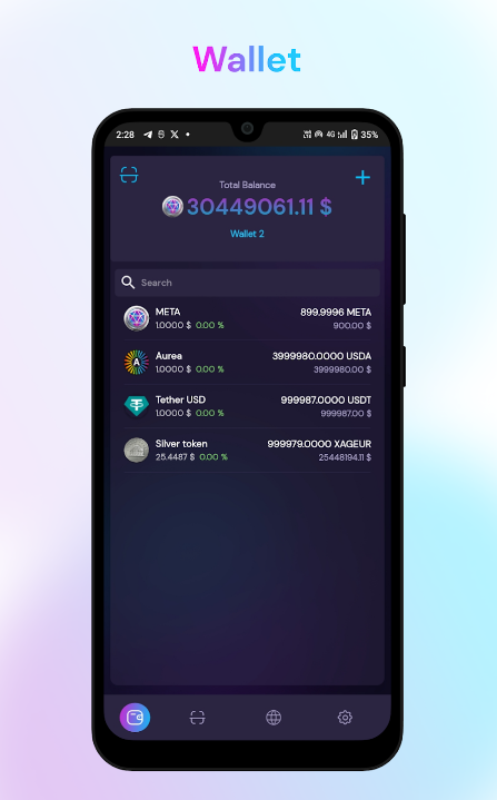 Metatron wallet स्क्रीनशॉट 4