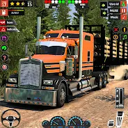 US Cargo Truck Simulator Game ဖန်သားပြင်ဓာတ်ပုံ 1