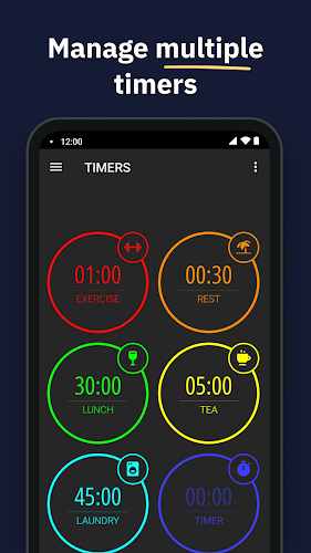 MultiTimer: Multiple timers Captura de tela 1