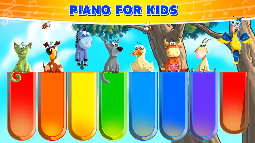 Baby Zoo Piano Games for Kids Capture d'écran 1