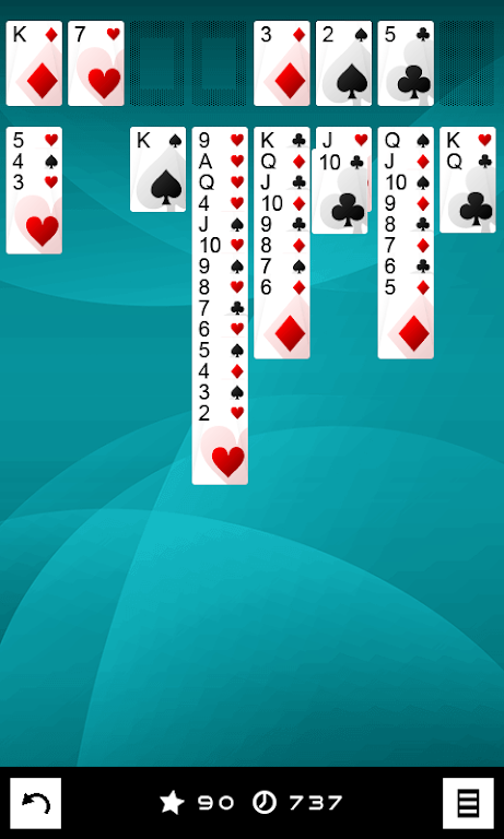 3 in 1 Solitaire - Triple Cards Скриншот 2