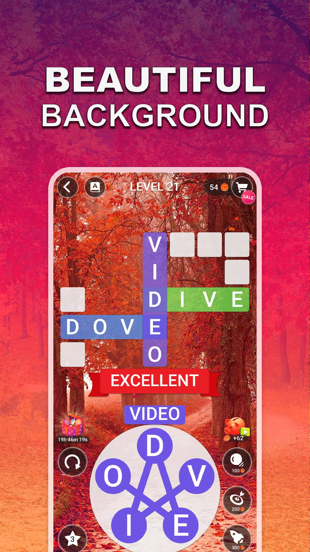 Word Rainbow - A crossword game Screenshot 4