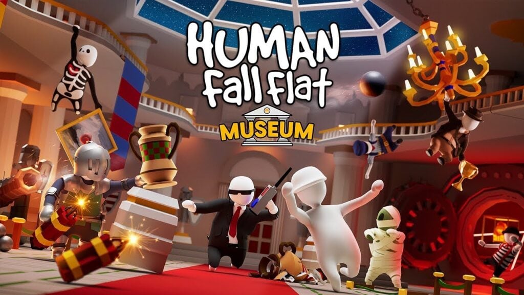 Human Fall Flat 掉落博物館中的新關卡！