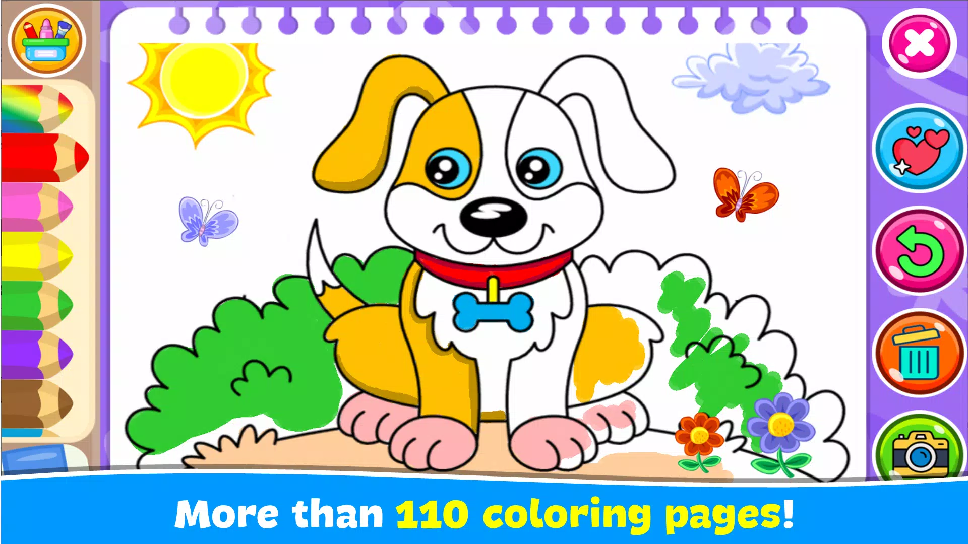 Coloring,  Music and Games Screenshot 2