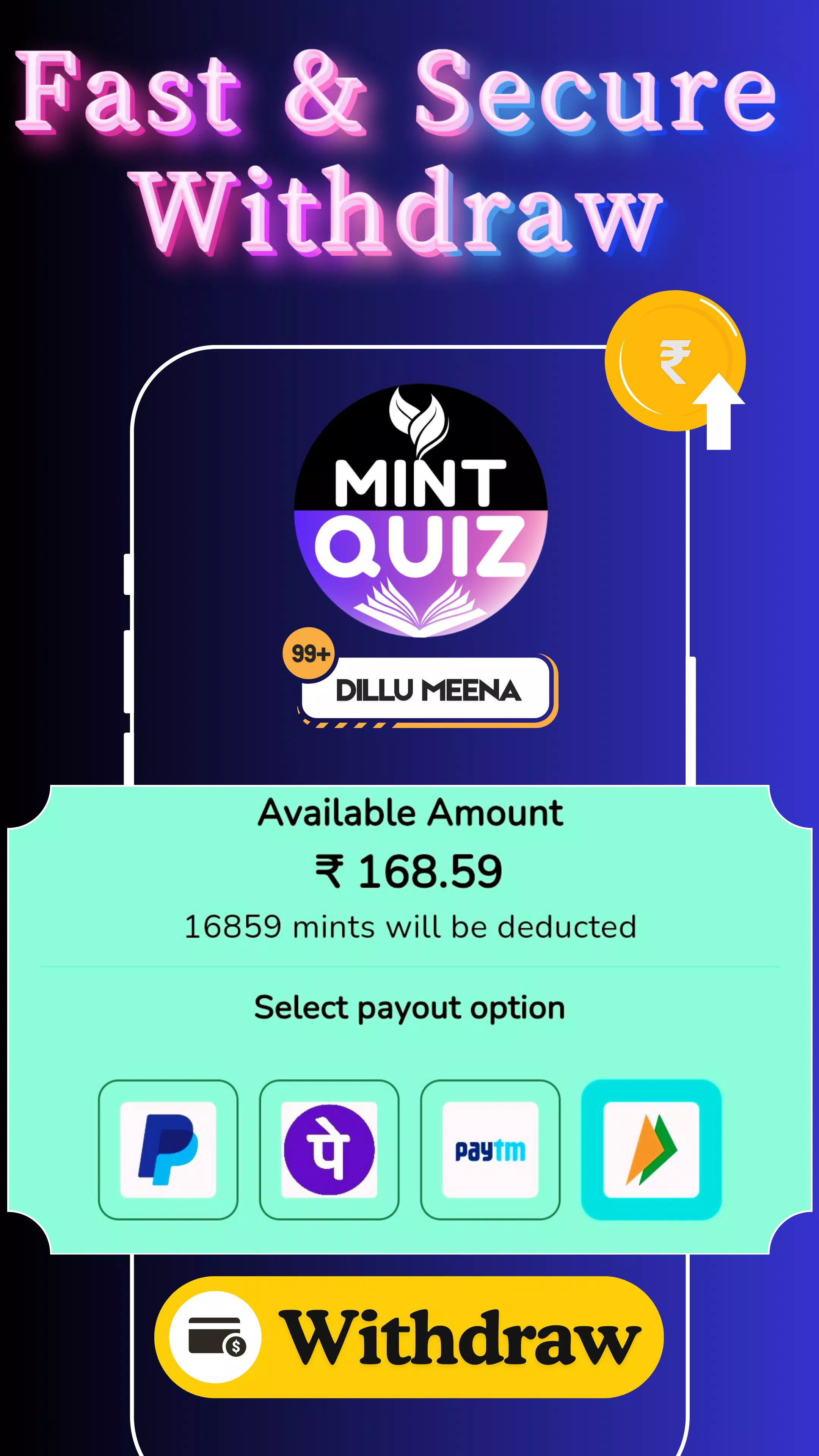 Earning App: Mint Quiz ဖန်သားပြင်ဓာတ်ပုံ 4